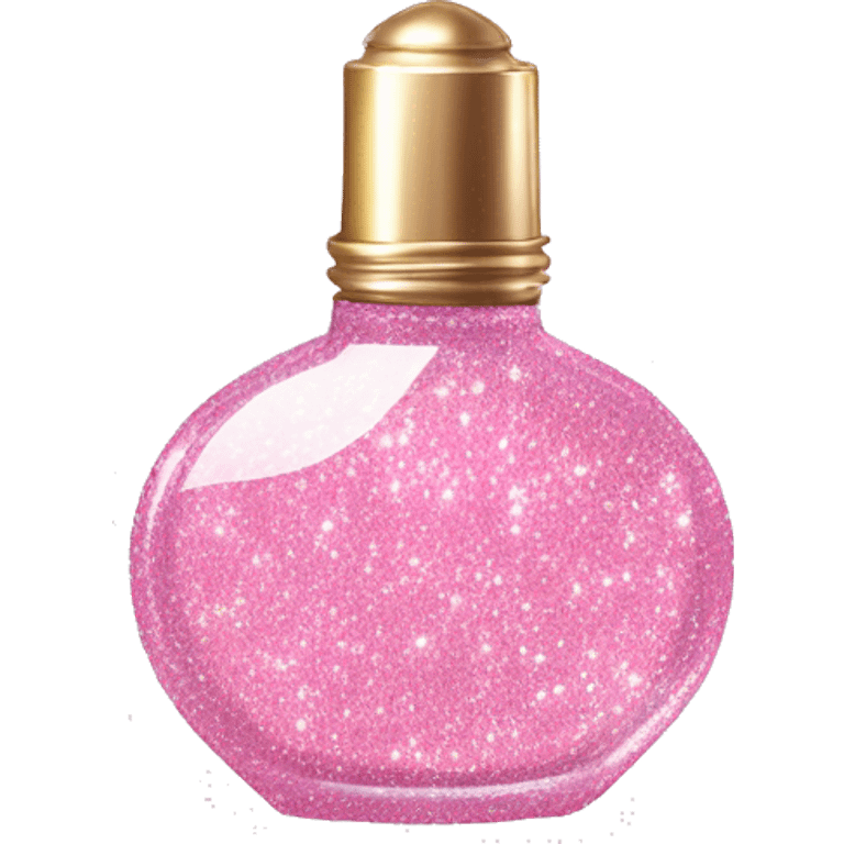 Fairy light pink perfume glitter emoji