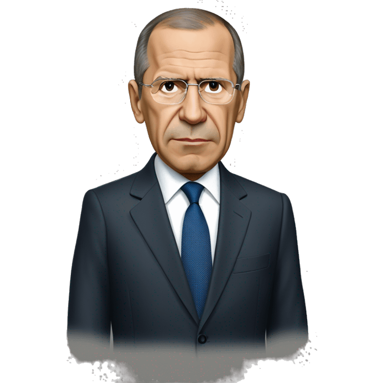 Sergey Lavrov
Minister of Foreign Affairs of the Russian Federation with suit full-length emoji