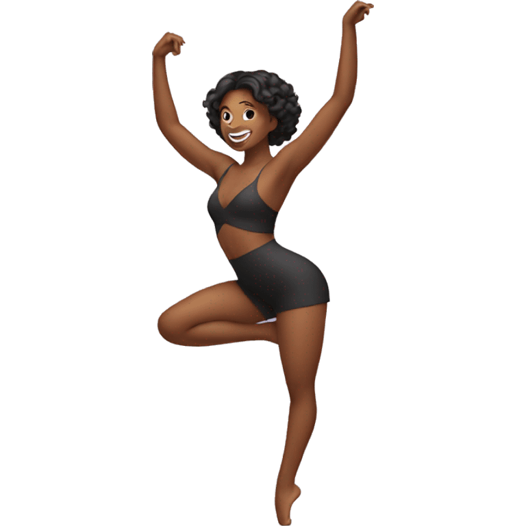 woman dancing one pole emoji