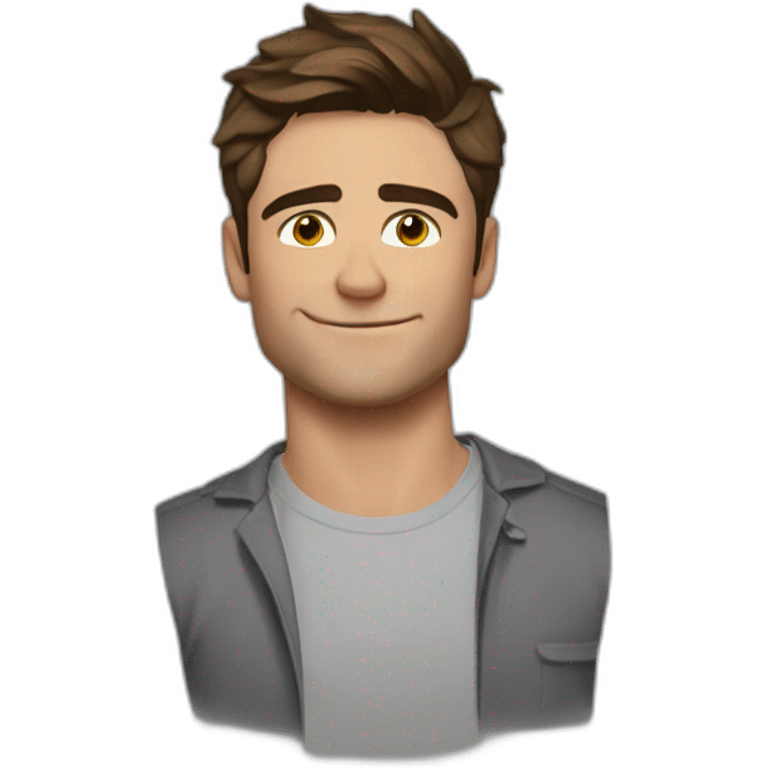 Zack Efron dort emoji