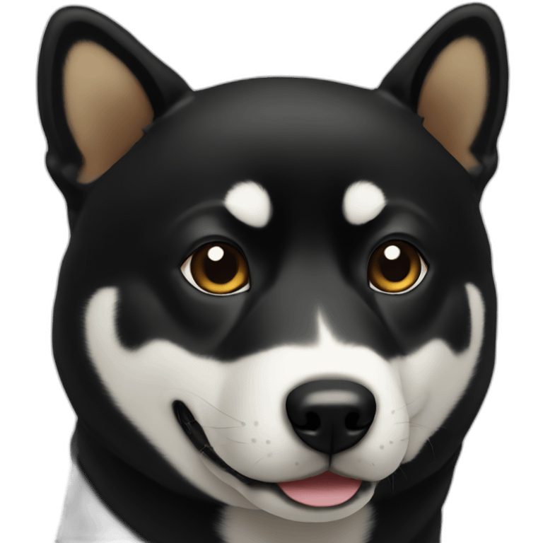 black shiba inu emoji