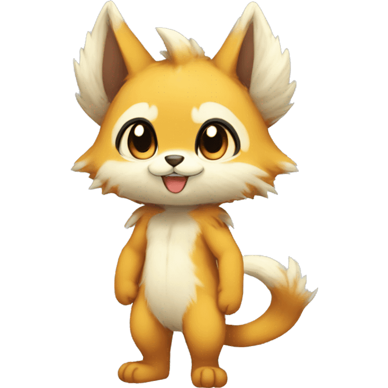 Anthro Chibi-style-Fur-Sona-Fakémon Full Body emoji