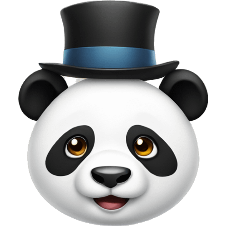 Panda wearing hat emoji