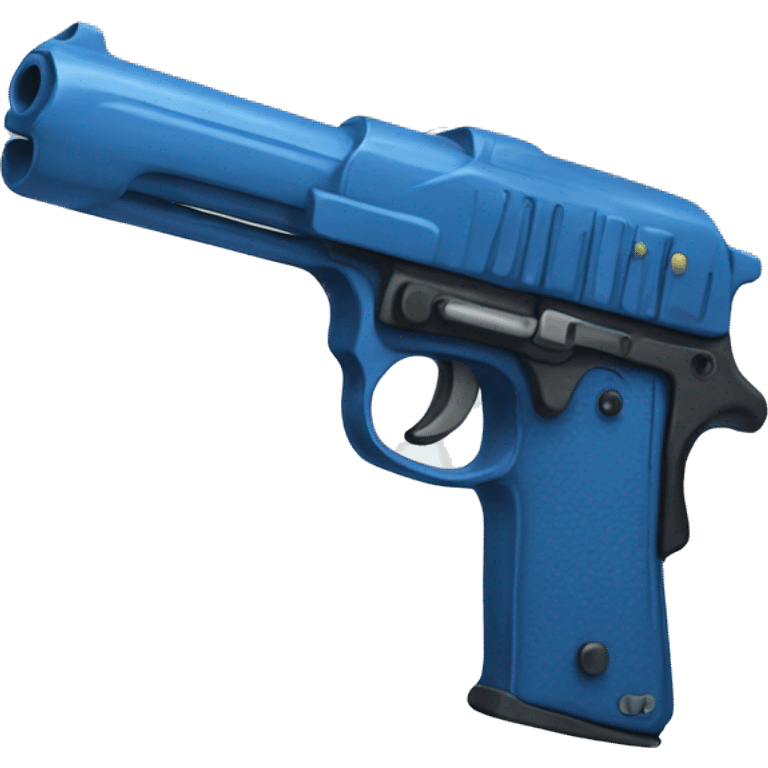 Blue gun emoji