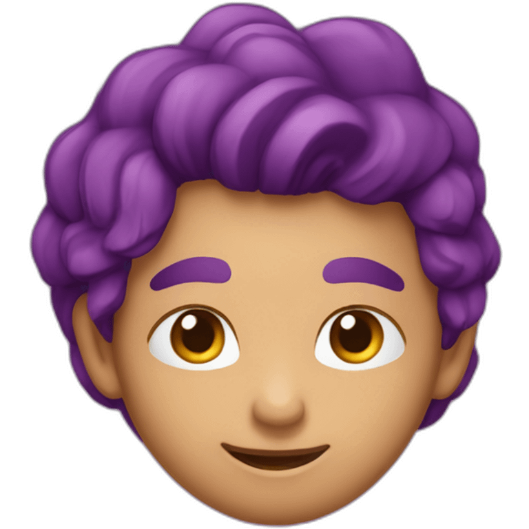 Corazón morado roto  emoji