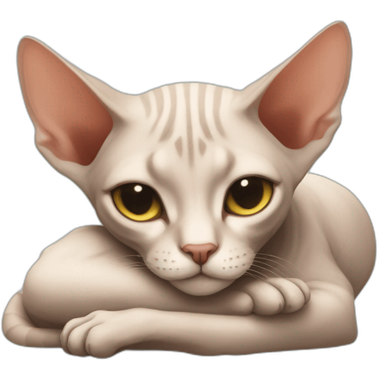 sphinx cat sleep emoji