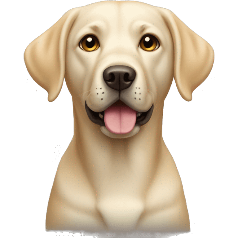 Perro labrador claro emoji