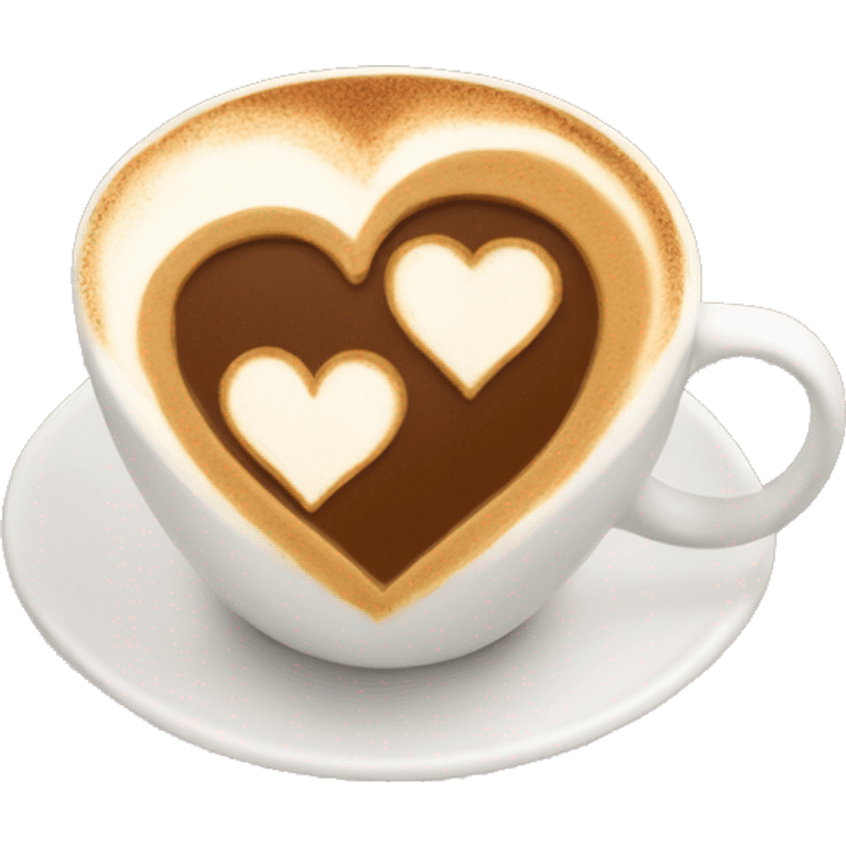 Latte heart emoji