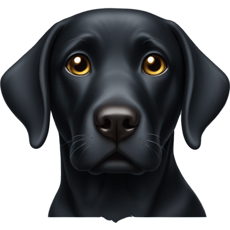 Black Labrador emoji