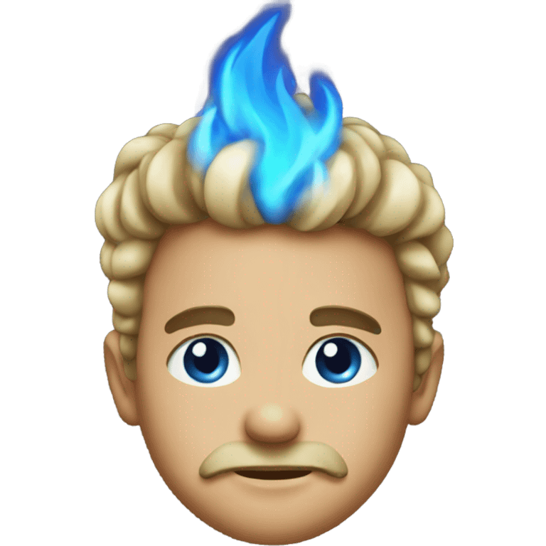 blue fire ios emoji emoji