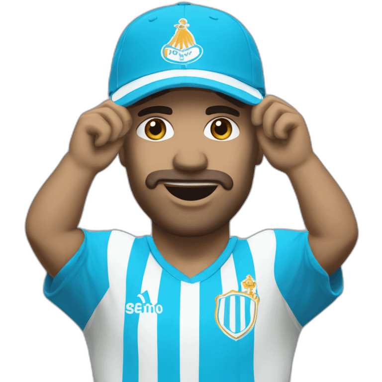 Olympique de Marseille supporter emoji