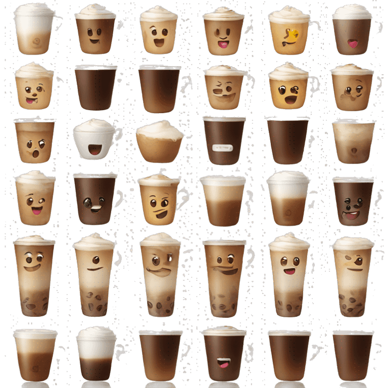 Cute coffee drinks emoji