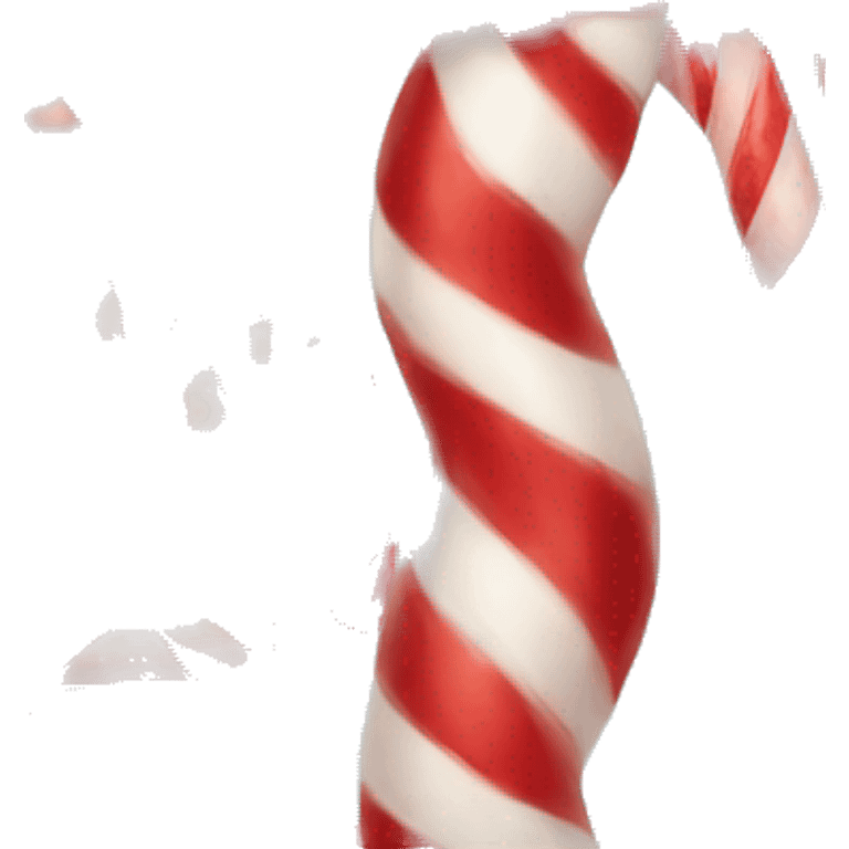 Happy candycane emoji