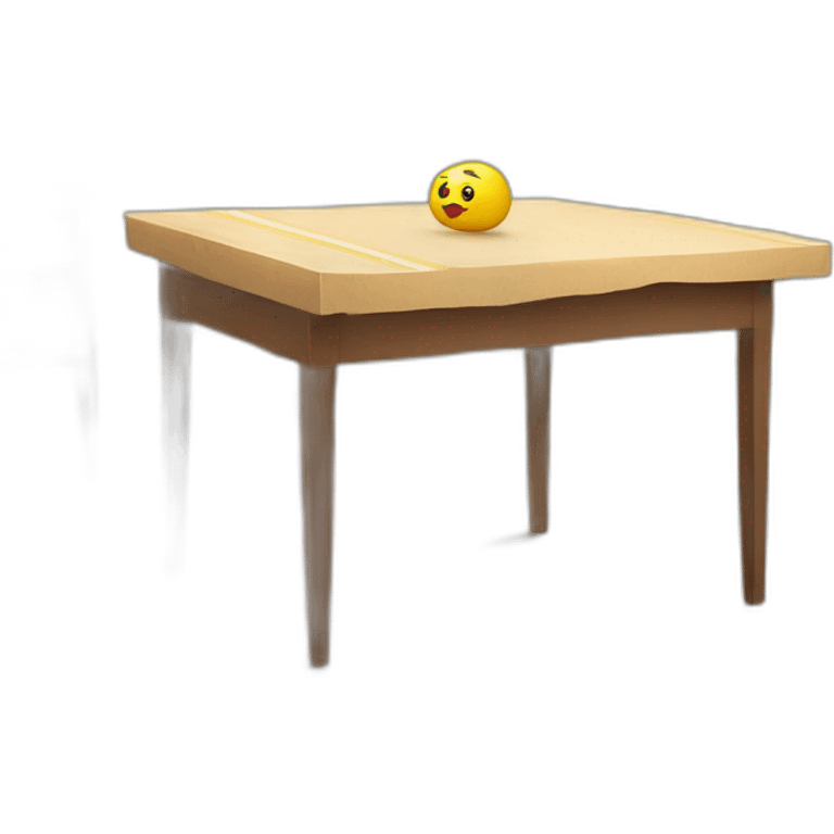 Point qui tape sur la table emoji