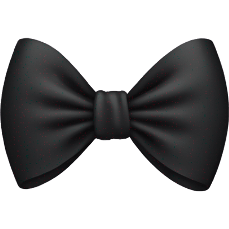 Black bow  emoji