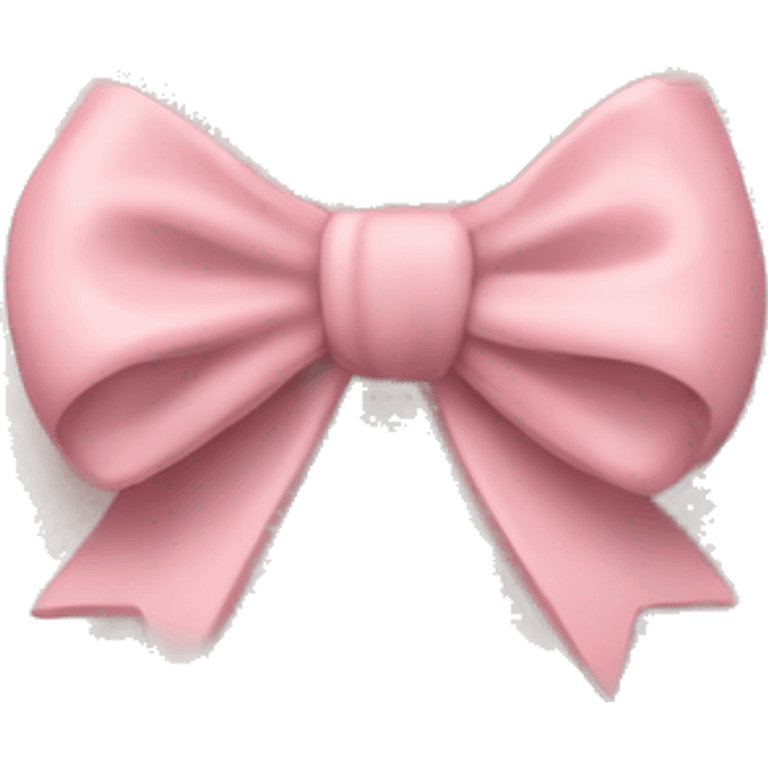 rococo Pastel pink heart with bow with lace and frills  emoji