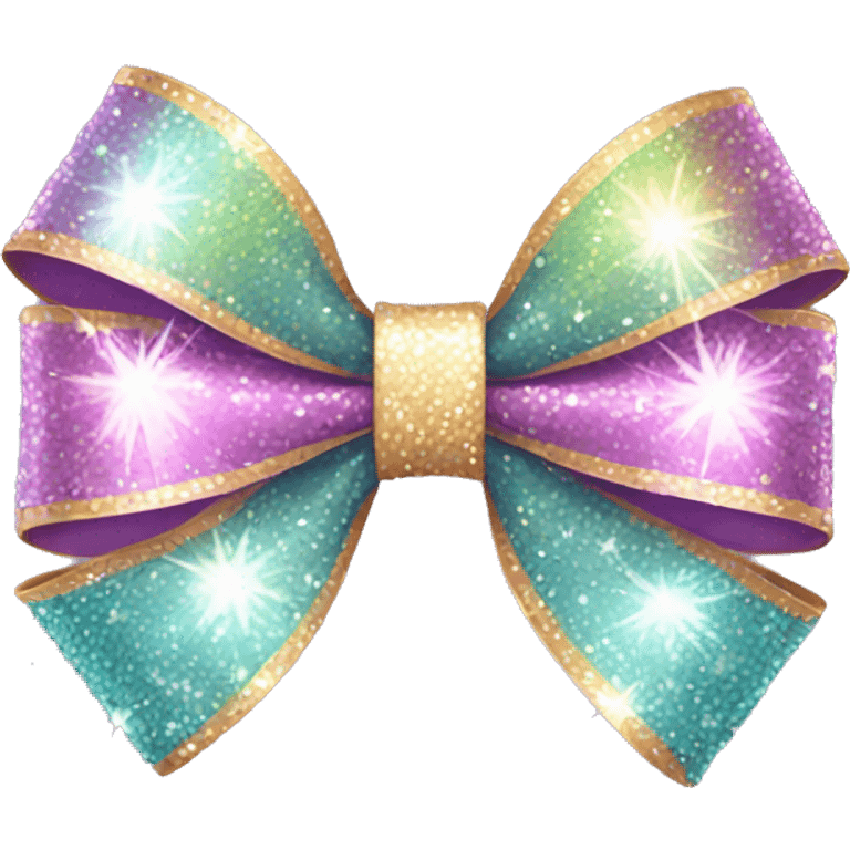 sparkly bow emoji