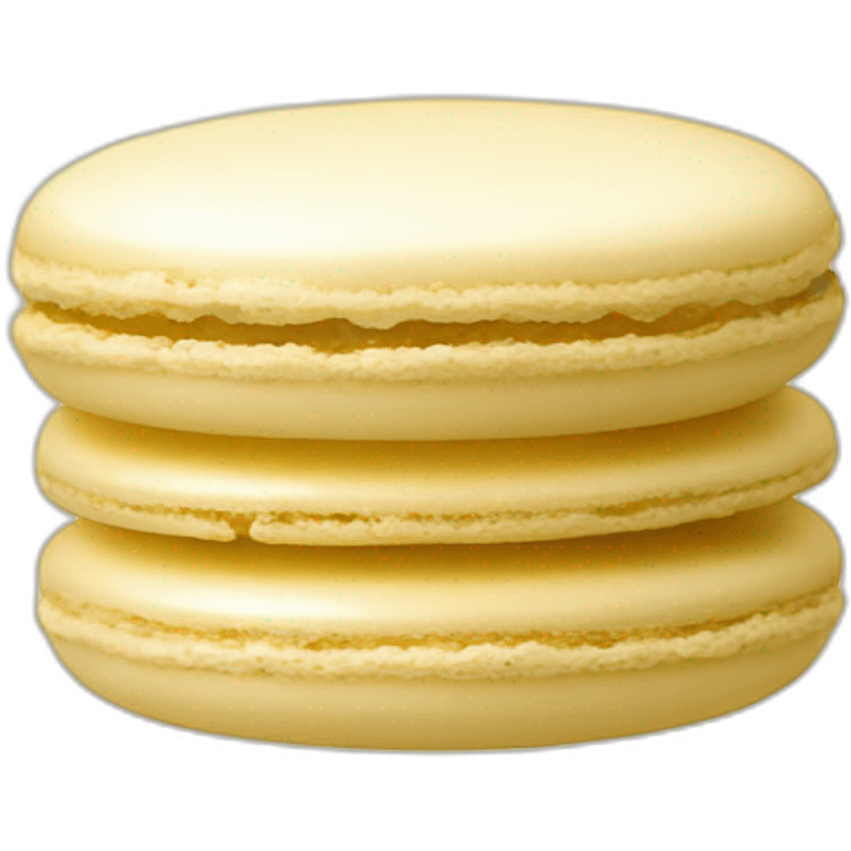 creamy gold Macaron emoji