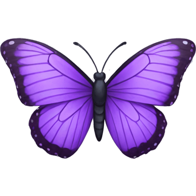 Purple butterfly emoji