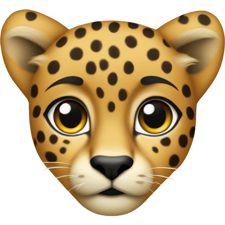 Cheetah print emoji