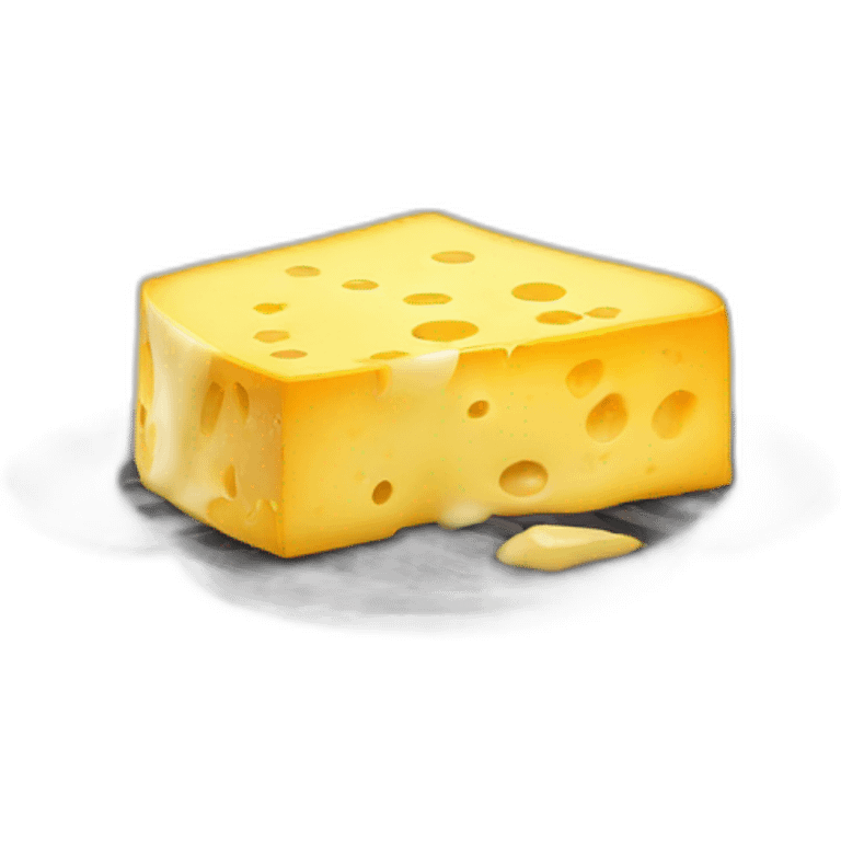 Melting cheese Raclette emoji