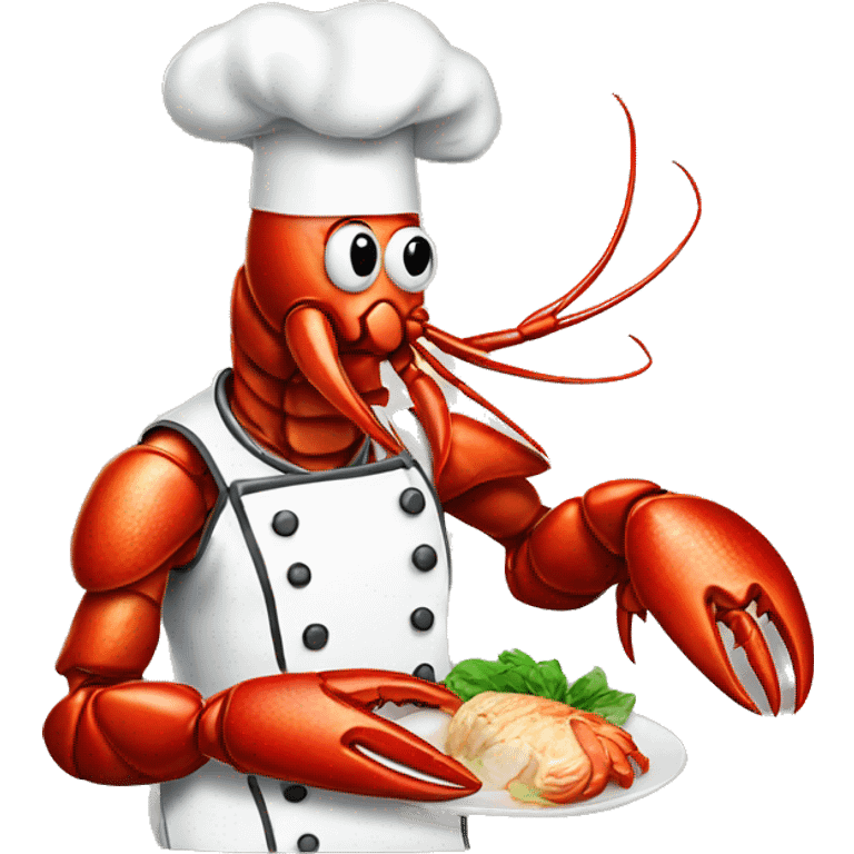 Cooking lobster emoji