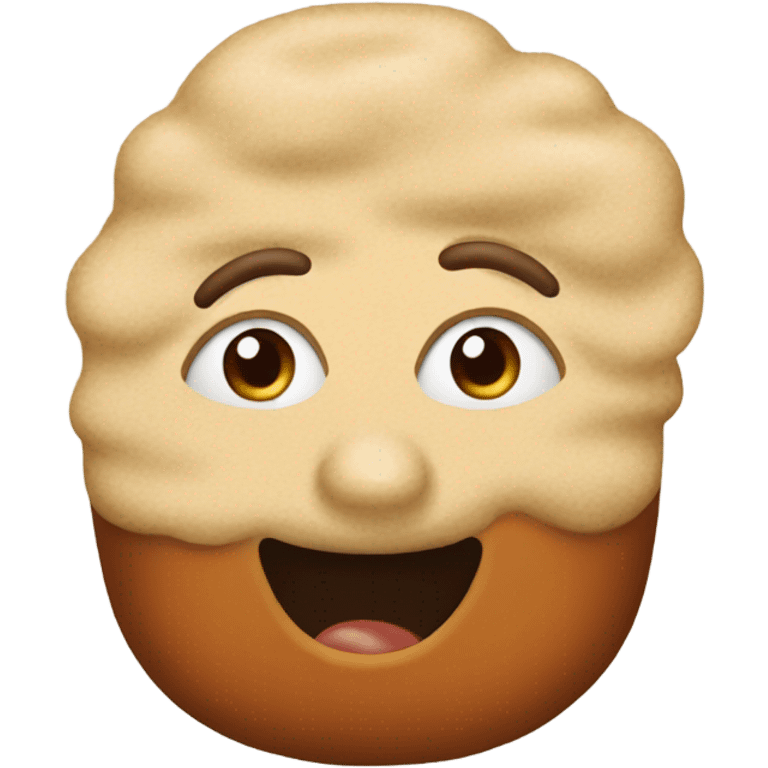 A baked bean emoji