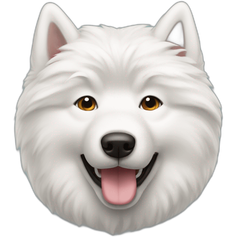 Samoyed dog emoji