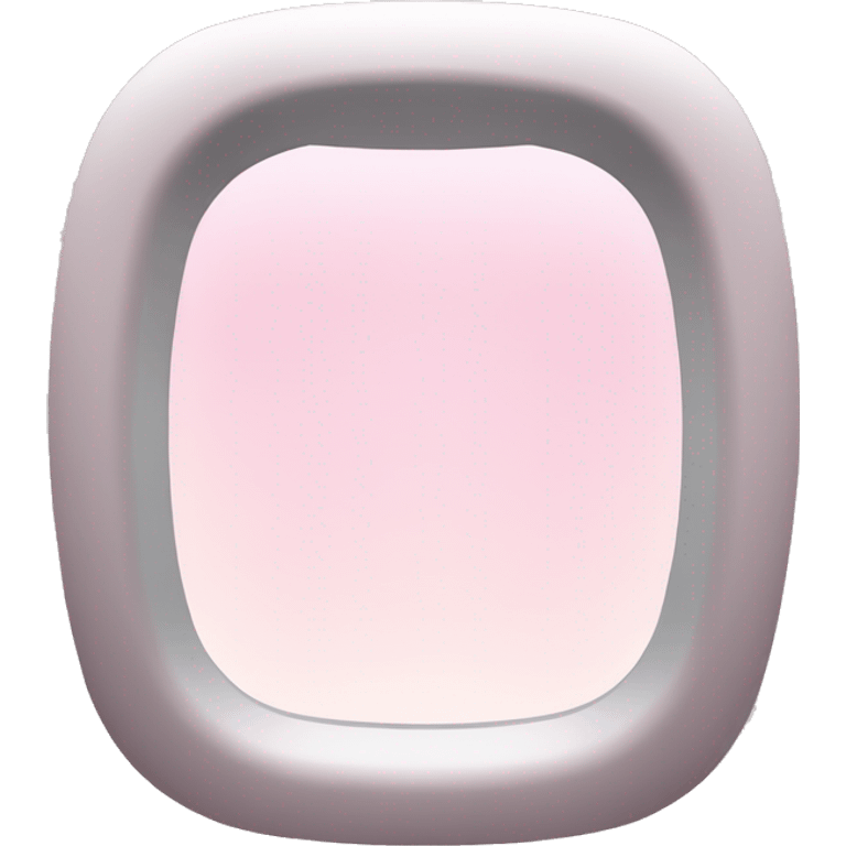 Light pink airplane window  emoji