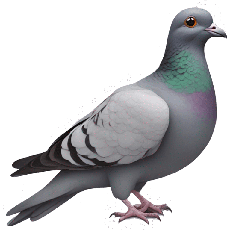 pigeon riding pigeon emoji