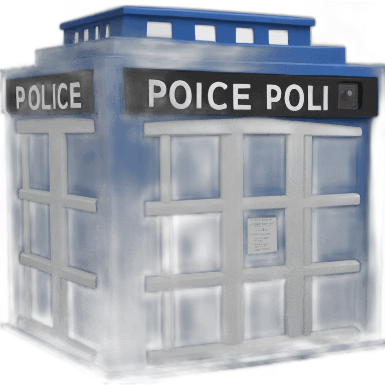 English-blue-police-box emoji