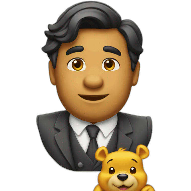 banker winnie the pooh emoji