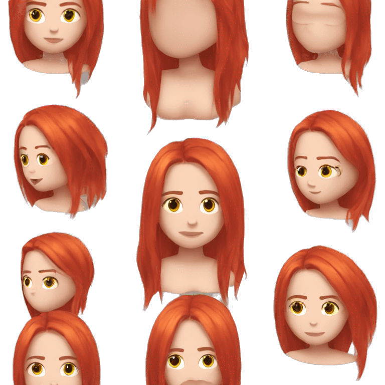 billie eilish red hair emoji