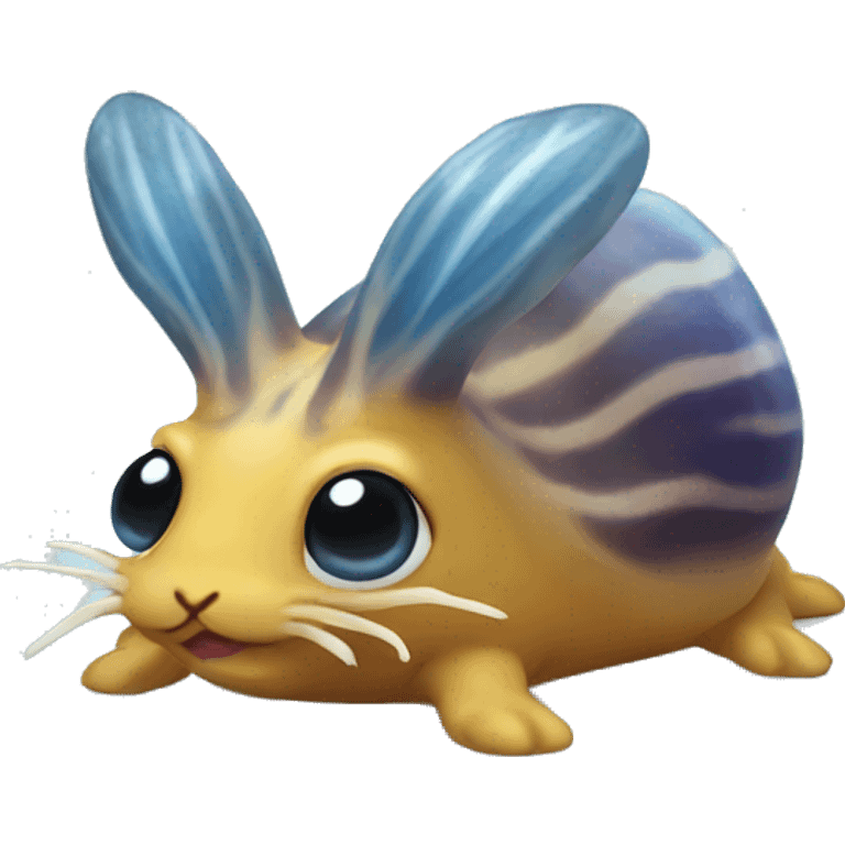 sea slug bunny emoji