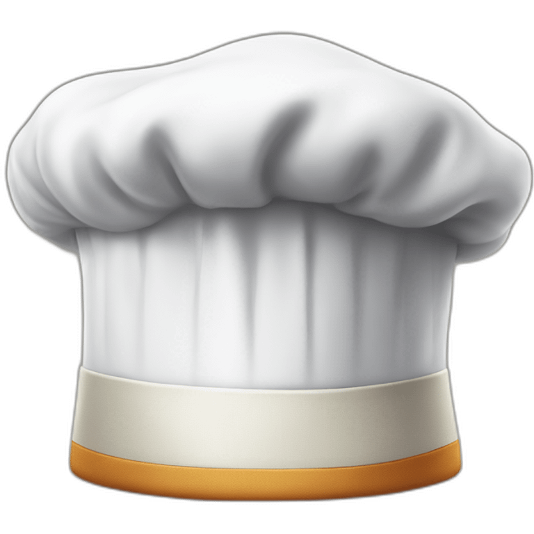 chef hat on table emoji