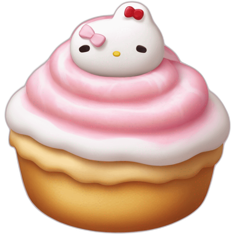 Cinnamonroll in hello kitty  emoji