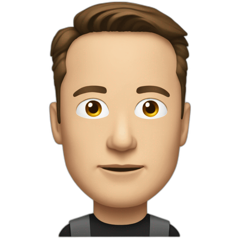 elon musk in computer emoji