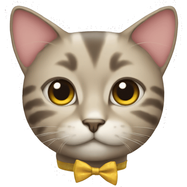 cat with a bow emoji