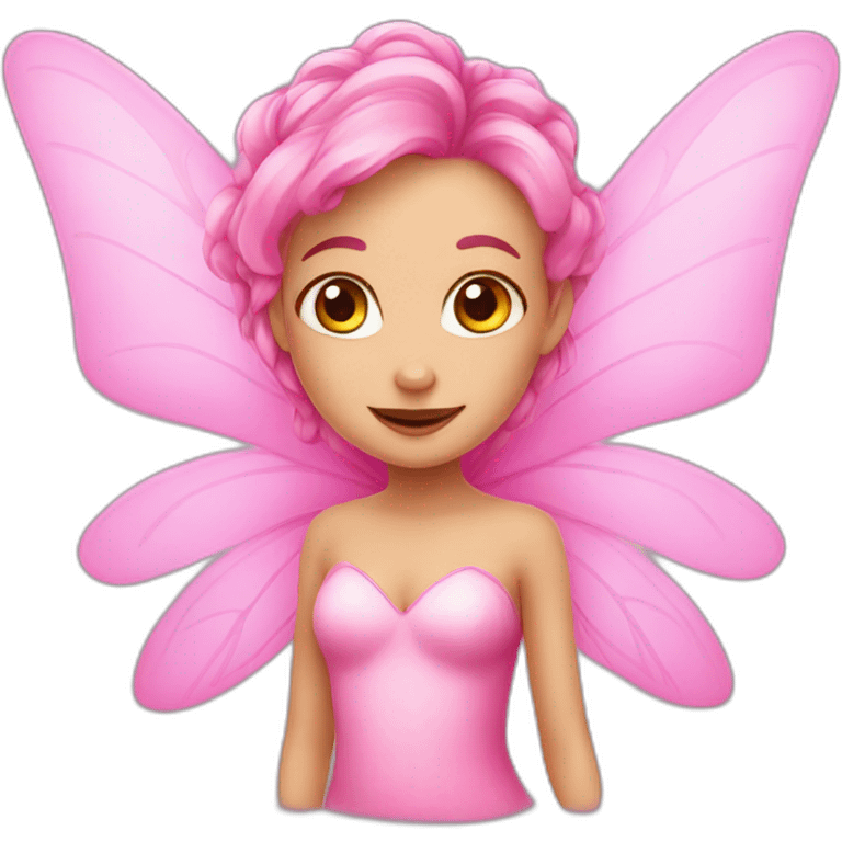 Pink fairy  emoji