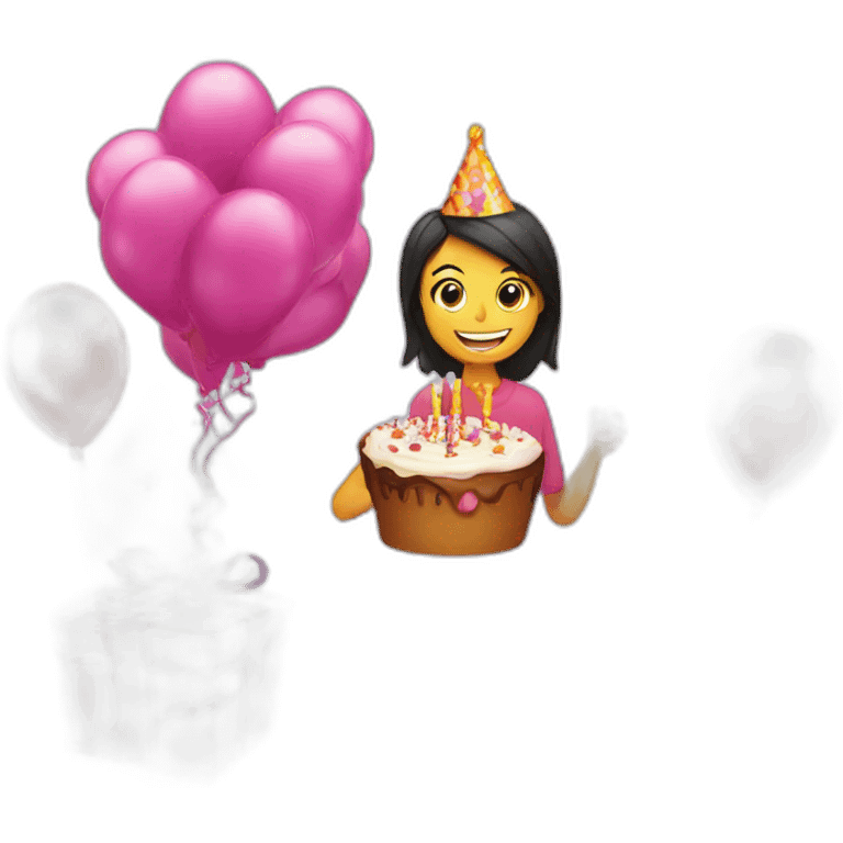 happy birthday sign with the word Priya emoji