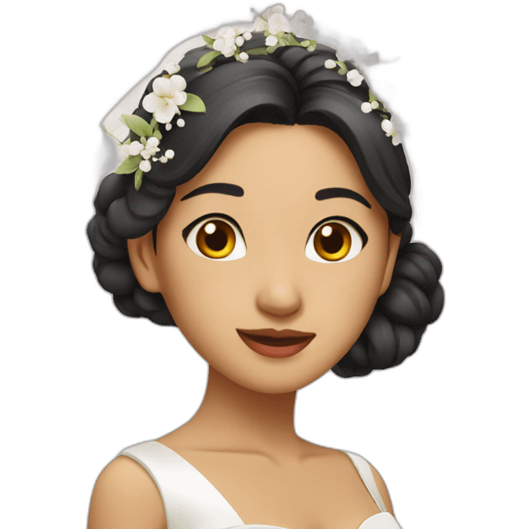 asian bride emoji