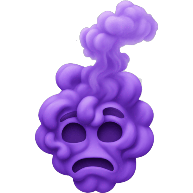 Purple smoke emoji