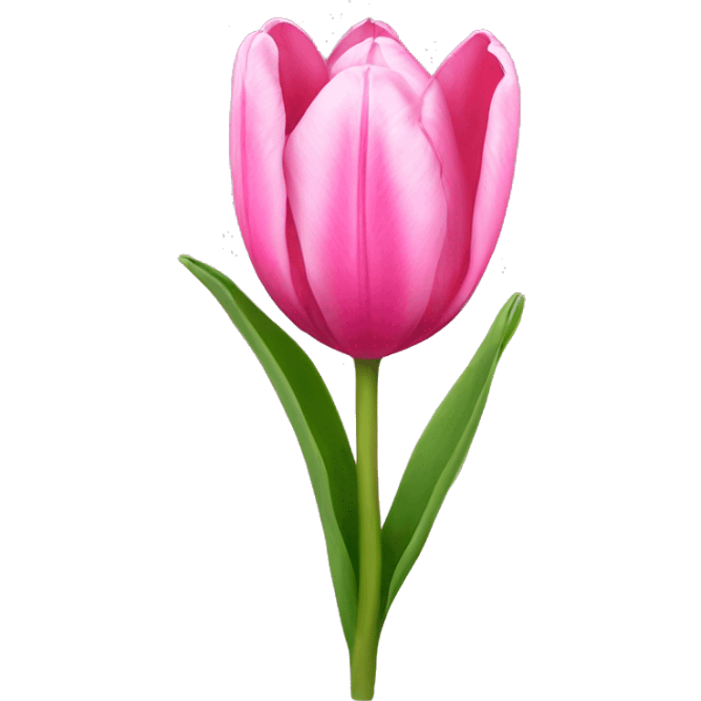 pink tulip emoji