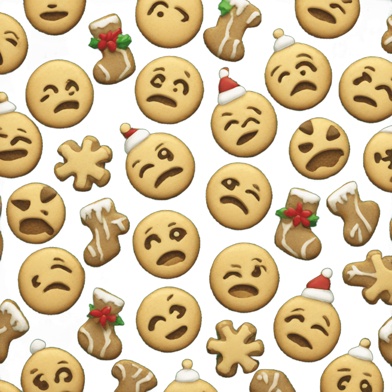 Christmas cookie emoji