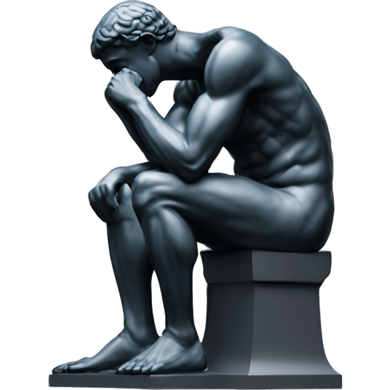 The thinker emoji