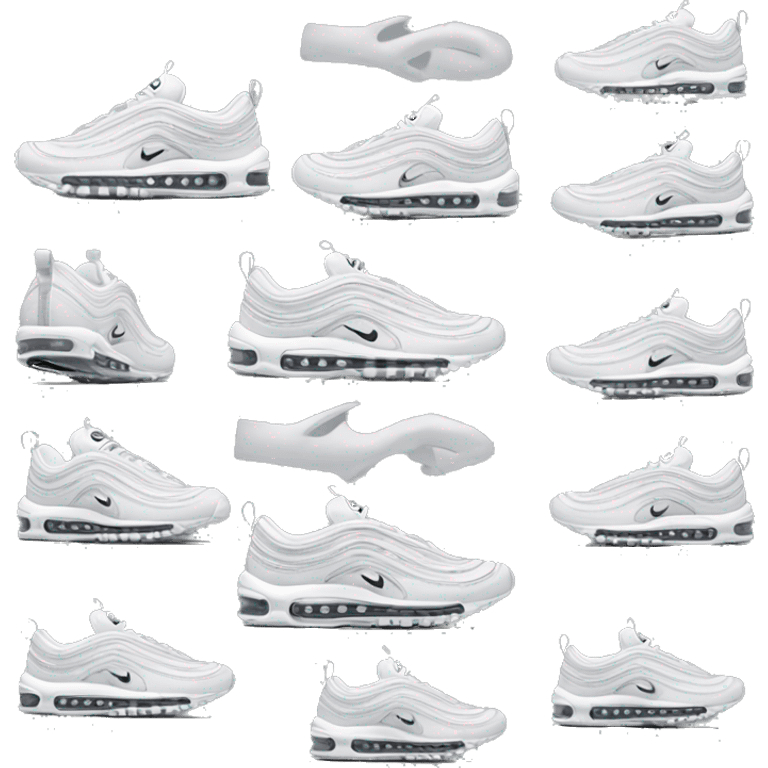 Nike Air Max 97 white emoji