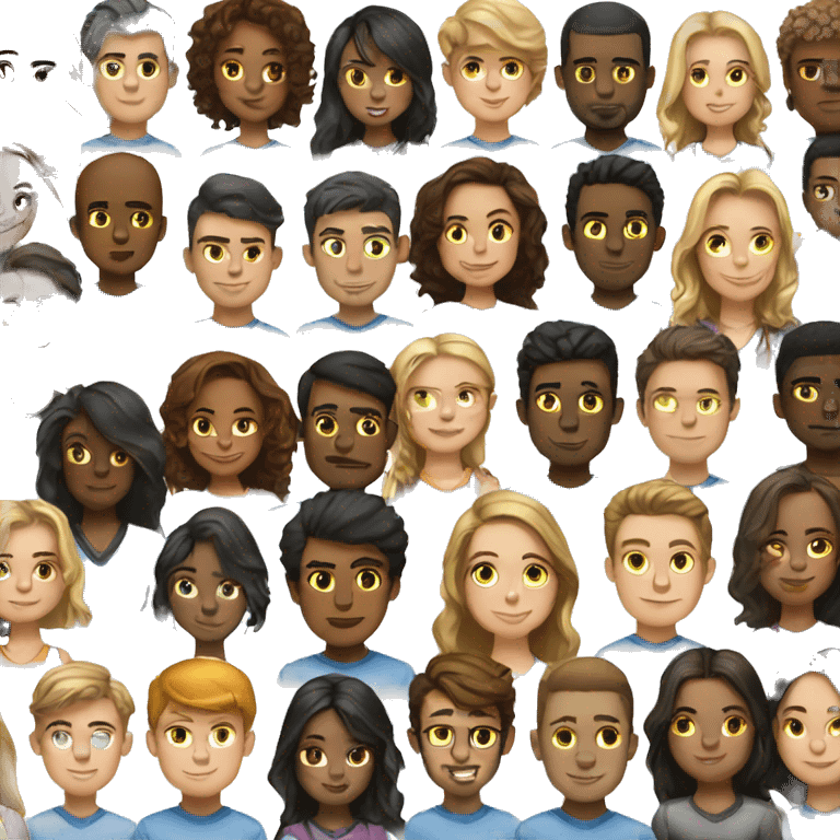 Team of young people emoji