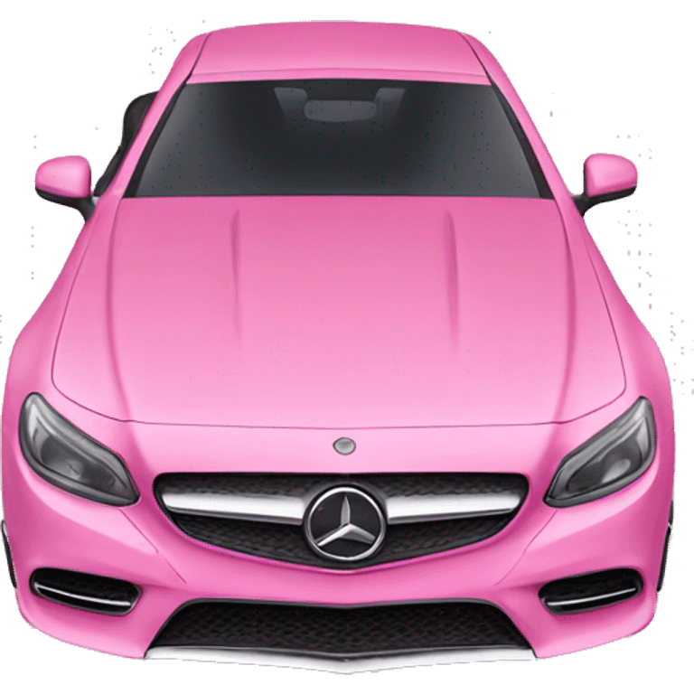 Pink Mercedes emoji