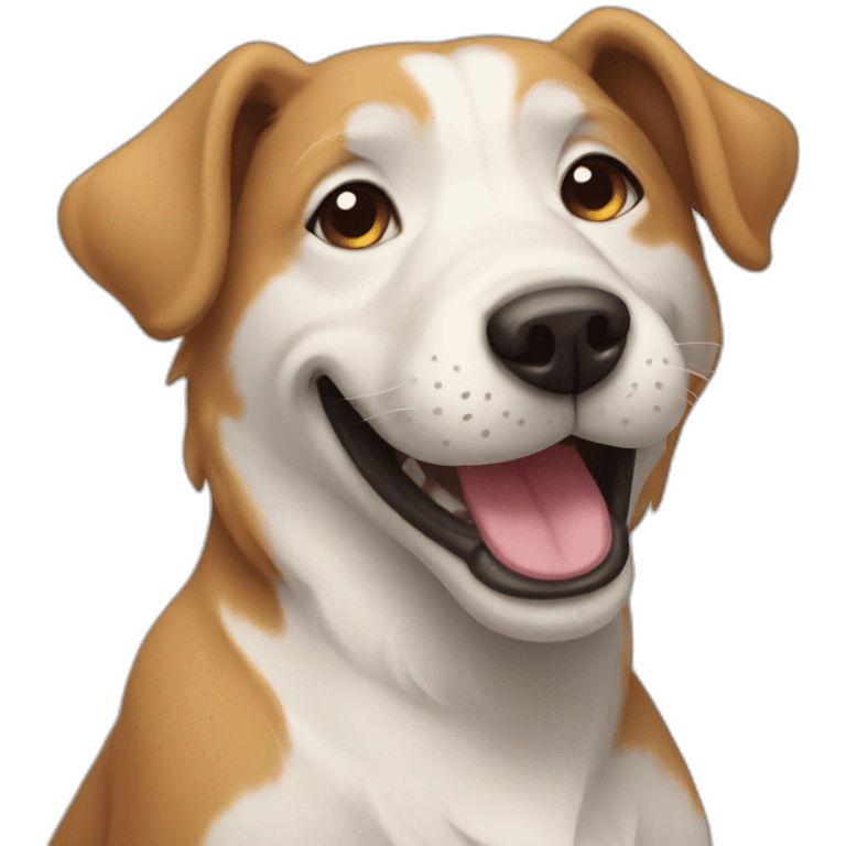 dog smiling emoji