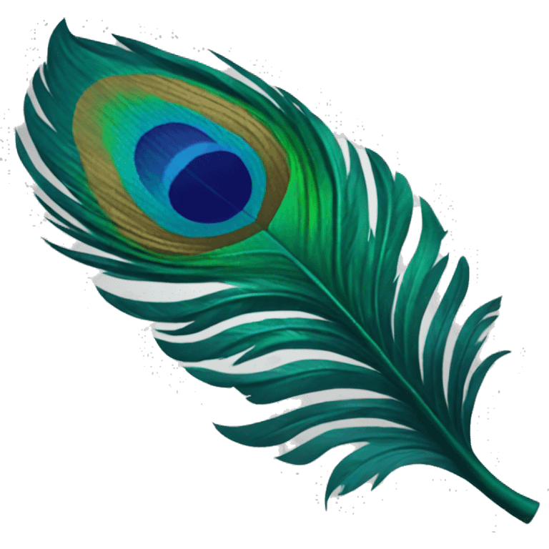 Peacock feather emoji  emoji